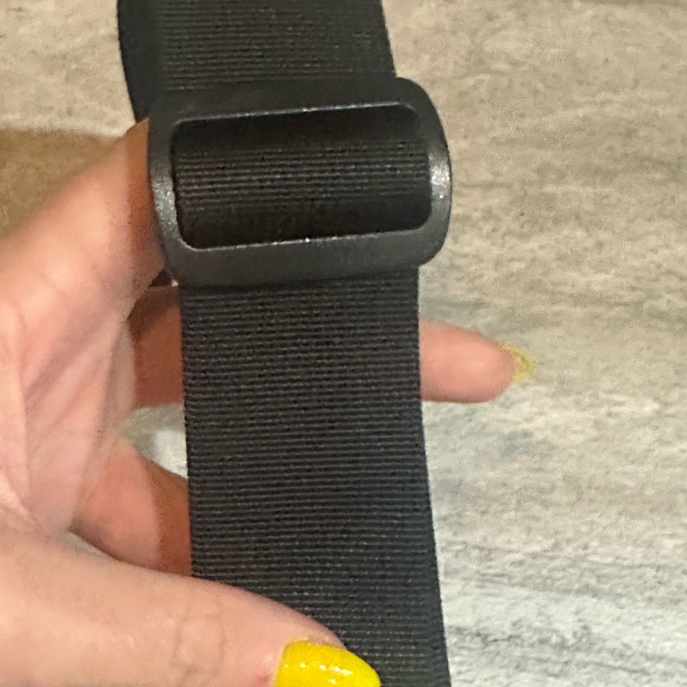 The North Face Black and Blue Belt Bag with Adjustable Strap - Picture 4 of 6